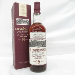 【未開栓】The GLENDRONACH グレンドロナック 15年 マチュアード イン シェリーカスク ウイスキー 700ml 40% 箱付 11484134 0124