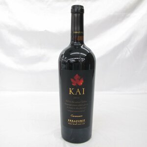 【未開栓】ERRAZURIZ KAI エラスリス カイ 2012 赤 ワイン 750ml 14.5% 11473445 0125