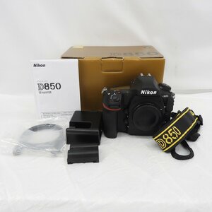 【中古品】Nikon ニコン デジタル一眼レフカメラ D850 ボディ ブラック 11483951 0127