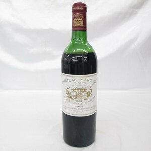 【未開栓】CHATEAU MARGAUX シャトー・マルゴー 1982 赤 ワイン 750ml 14%未満 ※目減りあり 11483270 0202