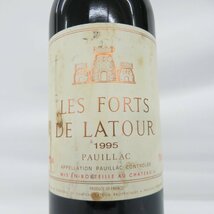 【未開栓】LES FORTS DE LATOUR レ・フォール・ド・ラトゥール 1995 赤 ワイン 750ml 12.5% ※目減り有 11481051 0128_画像2