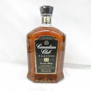 1円～【未開栓】CANADIAN CLUB カナディアンクラブ 12年 クラシック ウイスキー 750ml 40% 11485228 0130