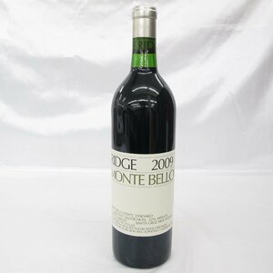 【未開栓】RIDGE MONTE BELLO リッジ・モンテベロ 2009 赤 ワイン 750ml 13.5% 11492885 0131