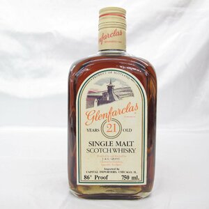 【未開栓】Glenfarclas グレンファークラス 21年 角瓶 ウイスキー 750ml 43% 11491668 0131