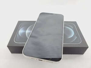 【中古品】docomo ドコモ スマートフォン Apple iPhone12 Pro 256GB MGMA3J/A シルバー 判定○ ※SIMロック解除済み 11473284 0114