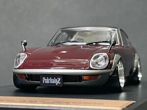 国産名車プレミアムコレクション 1/43 NISSAN フェアレディ 240ZG S30 深リムホイール ロンシャンタイプ 車高短 旧車