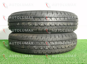 155/80R14 88/86N LT Yokohama BluEarth-Van RY55 新品同様 サマータイヤ 2本セット 送料無料 155/80/14 2023年製 N3268.H