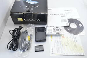 【ecoま】NIKON COOLPIX S210 コンパクトデジタルカメラ