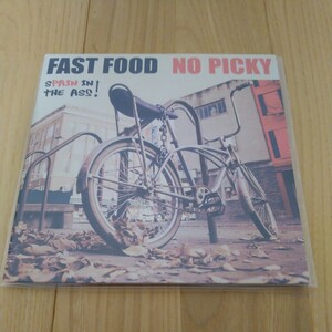 FAST FOOD - NO PICKY DESCENDENTS ALL BAD RELIGION QUEERS EMO RAMONES BEACH BOYS SURF POP POWER SNOTTY PUNK ALTERNATIVE