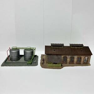 FALLER ファーラー Nゲージ 1/160 ストラクチャー 2点セット 2131 オイルタンク 2116 鉄道建物関連施設 機関庫 鉄道模型 模型 現状品