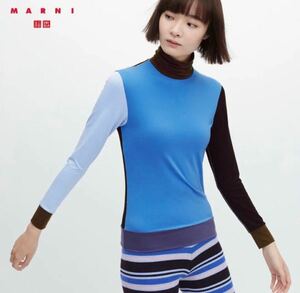 新品 UNIQLO ユニクロMARNI マルニ ヒートテック タートルネックM