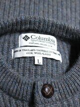 Columbia コロンビア ミックス霜降り ヘンリー風 ニットセーター L_画像3