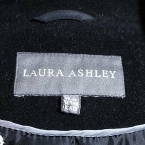 LAURA ASHLEY ローラアシュレイ 霜降り パイルツイード風 ジップ デザインコート 40の画像3