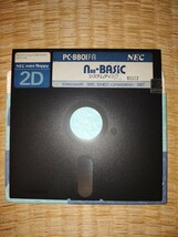PC8801FA用N88-BASIC システムディスクとデモンストレーションディスク　動作未確認_画像2