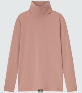 UNIQLO ユニクロ　ヒートテックコットンタートルネックT（極暖・長袖）ピンク　XL　XLEXTRA WARMEXTRA WARM