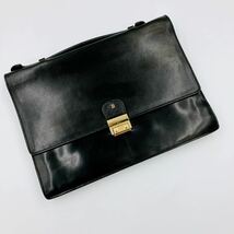 BALLY ハンドバッグ　ビジネスバッグ　オールレザー　ブラック　黒　メンズ レディース ユニセックス　_画像1