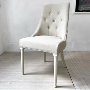 ★ あずまや 東谷 クラッシーチェア Classy Chair ダイニングチェア ファブリック ベージュ クラシカルデザイン CL-471BE 定価￥41,800- B