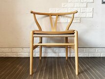 ◎ カールハンセン＆サン Carl Hansen & Son CH24 Yチェア ビーチ材 クリアラッカー塗装 レザークッション付 ハンス・J・ウェグナー_画像2