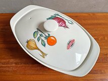 ♪ ビレロイ＆ボッホ VILLEROY＆BOCH 蓋付きボウル 野菜柄 キャセロール ルクセンブルク_画像4