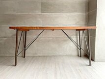 ♪ ジャーナルスタンダードファニチャー j.s.F. シノン CHINON ダイニングテーブル DINING TABLE インダストリアル_画像2