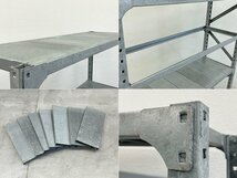 〓 ダルトン DULTON ガルバナイズドシェルフ シングル Galvanized shelf Single SLF01-S 定価121,000円 インダストリアル 廃盤_画像7