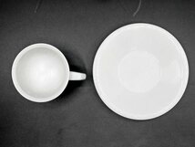 ● マイセン Meissen デミタス カップ＆ソーサー Demitasse cup & saucer ヴァイス 白磁 ドイツ B_画像4