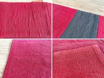 ● カーペットヴィスタ Carpet Vista ビンテージ パッチワーク ラグ キリム 絨毯 カーペット 125×100 レッド系 中近東 トルコ_画像8