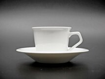 ● マイセン Meissen デミタス カップ＆ソーサー Demitasse cup & saucer ヴァイス 白磁 ドイツ B_画像2