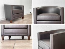 ◇ カッシーナ イクスシー Cassina ixc. ノルマンディドゥー NORMANDIE II ラウンジチェア 本革 ブラウン 定価￥484,000円～_画像7