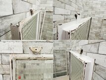 ● ビンテージ シャビーホワイトペイント 吊り下げ ドア 88×6×117㎝ 建具 扉 戸 現状品_画像5