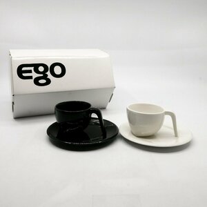 ● アラビア ARABIA エゴ EGO デミタスカップ＆ソーサー C&S 2客セット フィンランド 北欧食器 箱付 廃番