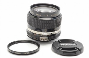 ★美品★ Nikon Ai-s NIKKOR 24mm F2 Lens ニコン レンズ 完動 キレイ ◆406