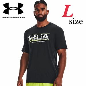 新品未使用　アンダーアーマー Tシャツ 半袖 UAショートスリーブTシャツ ビンテージブランドスクリプト Lサイズ UNDER ARMOUR