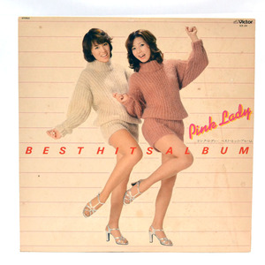 【ジャンク】 レコード LP ピンク・レディー「ベスト・ヒット・アルバム」 1977年 GX-24 [S200189]