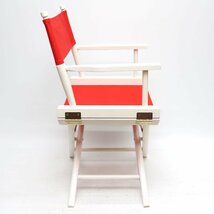 弘益 ディレクターズチェア DSC-01N 折りたたみ椅子 木製 レッド [H800453]_画像5