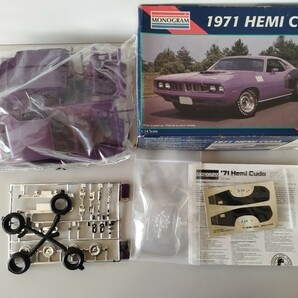 1/25 MONOGRAM/1971 HEMI CUDA/71年型ヘミクーダ/アメリカンマッスル/未組み立て新品の画像3