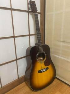 美品Morris MD-256TS アコースティックギター 