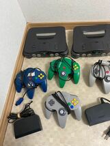 任天堂 ニンテンドー NINTENDO 64ゲーム機 Nintendo 64コントローラー 6個まとめて売る_画像2