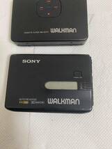 動作未確認SONY WALKMAN カセットプレーヤー ウォークマン WM-EX777, WM -FX70 セット2台まとめて売る_画像2