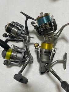 リール SHIMANO Daiwa CALDIA 3500 シマノ AERNOS XT 1000 ACCORT 1000 ZESTER MX1000 4台まとめて売る