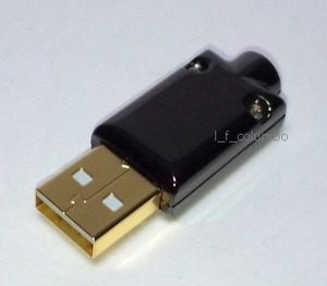 USB パワーコンディショナー 小型版 YG色 1個 自作品 ★ USBコンディショナー ターミネーター USBターミネータ ノイズクリーナー ★