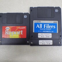 PC-9801 5インチFD/3.5インチFD WIZARD 98Report/All Filers/NEW Report等まとめてset ディスクバックアップツール WESTSIDE【GM；V0BA0094_画像4