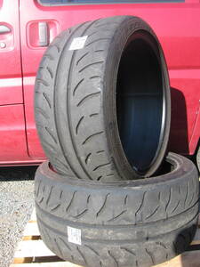 中古タイヤ　265/35R18　’22製　ダンロップDIREZZA ZⅢ　2本組　センター７分山