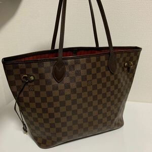 良品　LOUIS VUITTON ルイヴィトン ダミエ ネヴァーフルMM トートバッグ ブラウン 