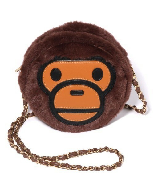 BABY MILO FUR SHOULDER BAG ベビーマイロファーショルダーバッグ BAPE アベイシングエイプ a bathing apeチェーンバッグ