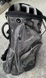 [中古］キャロウェイ　CALLAWAY キャディバック　スタンド付　ダブルショルダー　格安