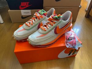 Nike x Sacai x Clot サカイ × クロット × ナイキ LDワッフル ネット オレンジブレイズ 30cm