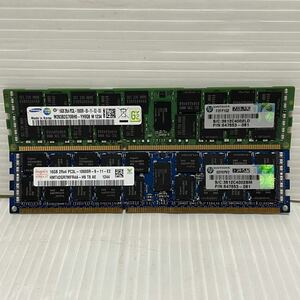 Samsung Samsung PC Memory 16GB 2R × 4 PC3L-10600R-09-11-E2-D3 Hynix Hynix 16GB 2R × 4 PC3L-10600R-9-11-E2