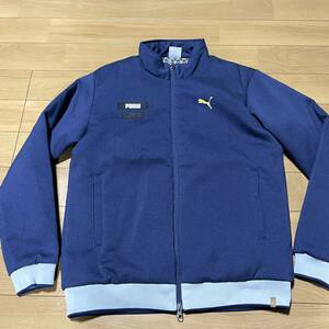 E-6　●PUMA　サイズL・紺！ジップ　中綿ブルゾン/JKT　美品●