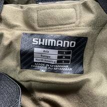 N-18　●SHIMANO（シマノ）　サイズ L・黒！　DRYSHIELD 防水 ナイロン（中綿）パンツ●_画像5